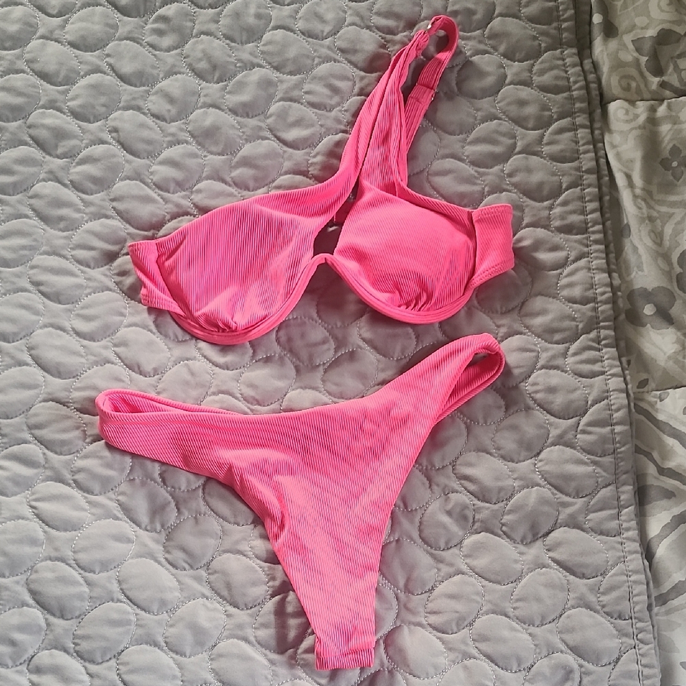 Vibrant Pink Bikini Set